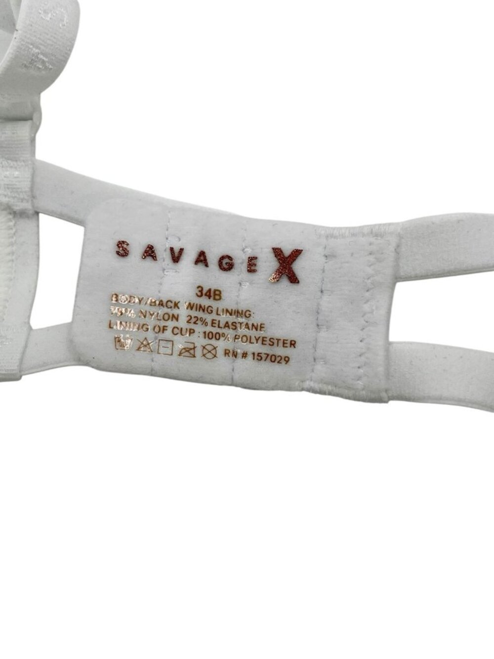 SAVAGE FENTY by RIHANNA Women's White Underwire T-Shirt Bra 34B - Picture 3 of 7